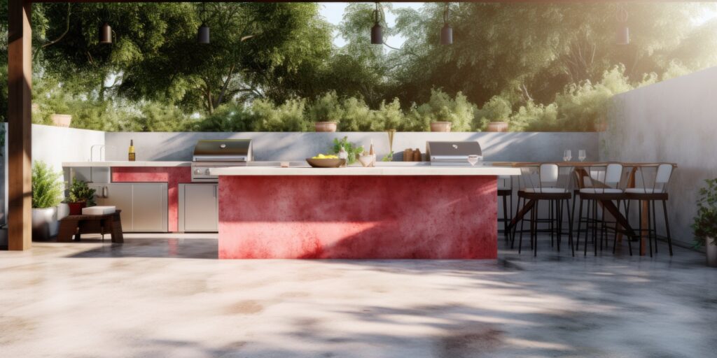 Modern Outdoor Kitchen